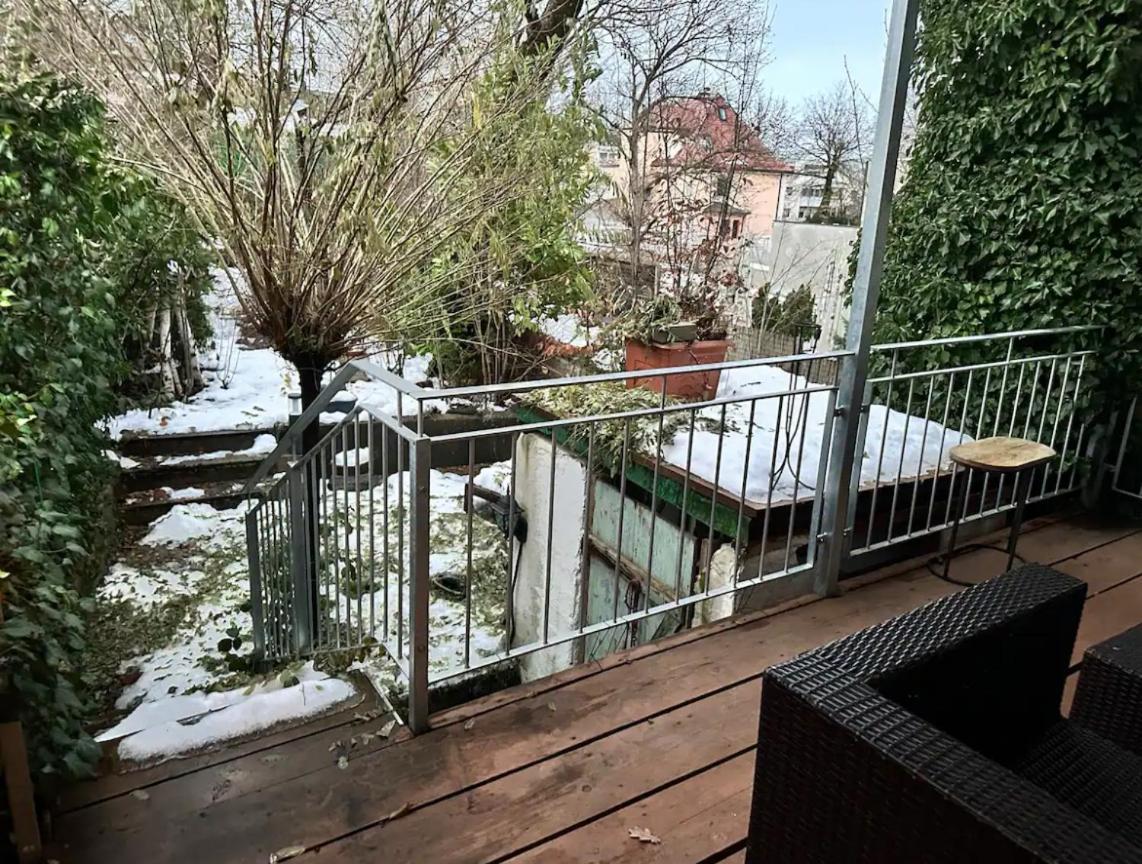 Exklusive Maisonetten Wohnung Mit Gartenzugang アウグスブルク エクステリア 写真